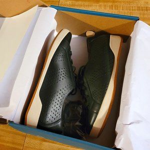 Dansko Black Orli Nappa Perforated Lace Up Sneaker